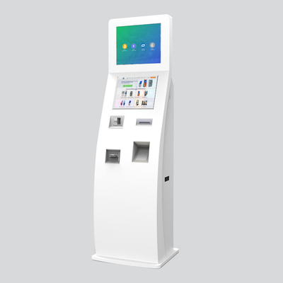 machine de kiosque de paiement de service d'individu d'écran de contact de 17inch IR double dans le magasin de détail