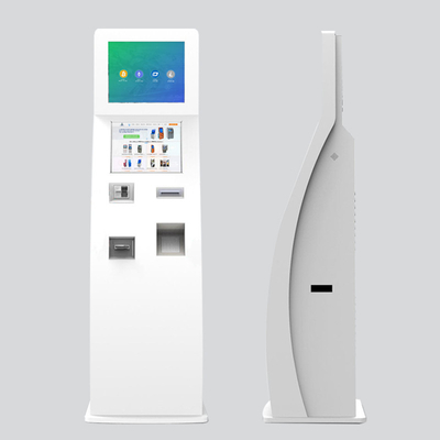 machine de kiosque de paiement de service d'individu d'écran de contact de 17inch IR double dans le magasin de détail