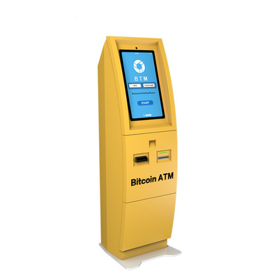 Distributeur automatique de billets bi-directionnel du magasin de détail 21.5inch Bitcoin crypto pour encaisser l'atmosphère