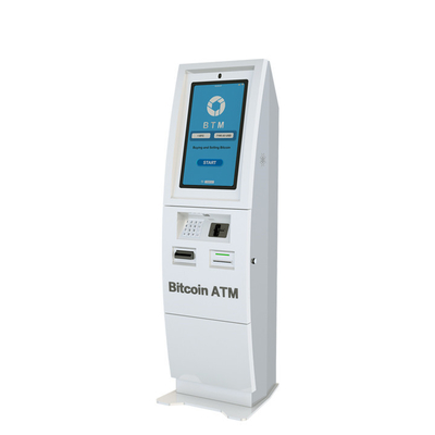 Distributeur automatique de billets bi-directionnel du magasin de détail 21.5inch Bitcoin crypto pour encaisser l'atmosphère