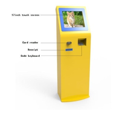 Vérifiez le kiosque de service d'individu du scanner 220V-240V avec l'imprimante de reçu