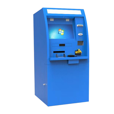 Machine de change de kiosque d'atmosphère avec l'accepteur et le distributeur d'argent liquide