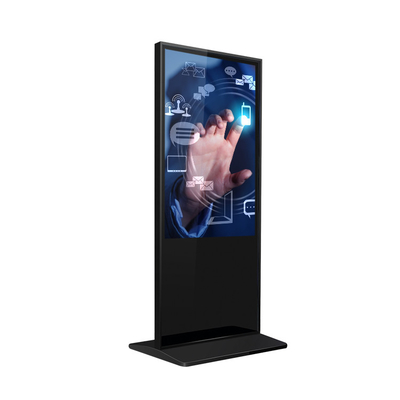 position libre ultra mince d'intérieur de totem de Signage d'affichage à cristaux liquides Digital de 500-700nit Android