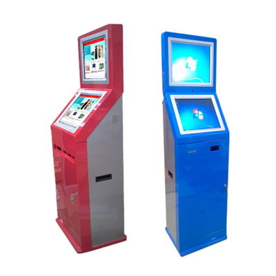 Double machine de kiosque de paiement de service d'individu de machine de distributeur de chèque-cadeau d'écran