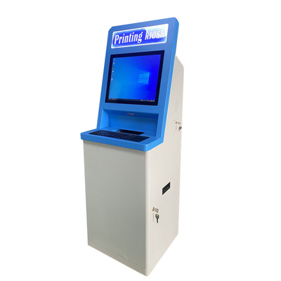 Kiosque de paiement en espèces de service d'individu de Kiosk d'imprimante du moniteur A4 de TFT LCD à l'épreuve du vandalisme