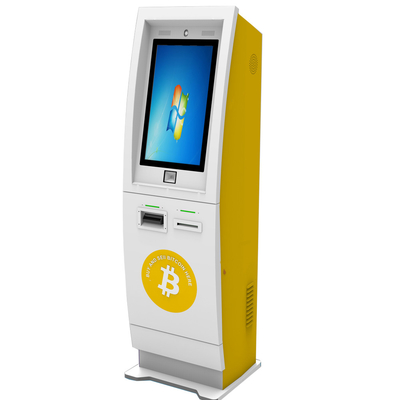 Atmosphère de pièce de monnaie de machine de paiement de Bitcoin de 21,5 pouces crypto avec l'anti cadre en acier acide