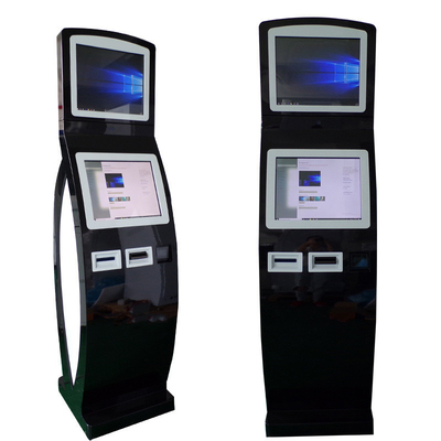 Le double individu d'écran checkout des kiosques de paiement de Bill de kiosque de paiement en espèces de machines