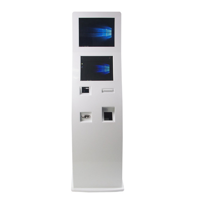 Double machine de kiosque de paiement d'individu d'université d'écran avec des services d'enregistrement
