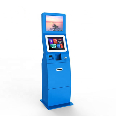 Double machine de kiosque de paiement d'individu d'université d'écran avec des services d'enregistrement