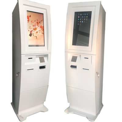 Machine de paiement de service d'individu d'atmosphère de pièce de monnaie de manière de l'aéroport 21.5inch 2 crypto