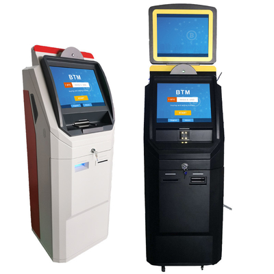 Machine capacitive de kiosque d'argent liquide d'atmosphère de Bitcoin d'écran tactile avec le paiement en espèces/distributeur