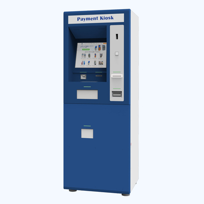 Les pleins kiosques de service financier de machine d'opérations bancaires d'atmosphère de fonction des kiosques de paiement en espèces