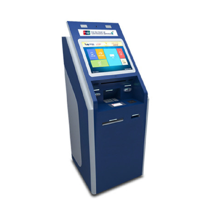 Banques toutes dans une machine de kiosque de paiement en espèces 10 points d'écran tactile