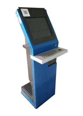 Machine de kiosque de bibliothèque de kiosques d'écran tactile de service d'individu des claviers 15Inch en métal 64