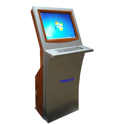 Machine de kiosque de bibliothèque de kiosques d'écran tactile de service d'individu des claviers 15Inch en métal 64