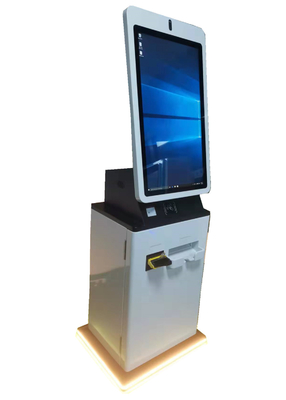 Win10 kiosque Floorstanding de paiement d'écran tactile de kiosque de service d'individu de l'affichage à cristaux liquides Smart