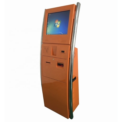 Kiosque multifonctionnel de paiement d'individu d'écran tactile avec l'accepteur d'argent liquide